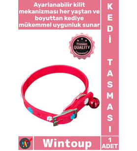 #Tasma Dayanıklı Konforlu Ayarlanabilir Yumuşak Antibakteriyel Pet Evcil Hayvan Silikon Kedi Tasması
