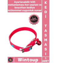 #Tasma Dayanıklı Konforlu Ayarlanabilir Yumuşak Antibakteriyel Pet Evcil Hayvan Silikon Kedi Tasması