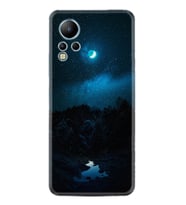 Infınix Note 12 Kılıf Silikon Desen Özel Seri Gece 1633