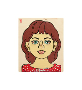 Kız Yüzü Ahşap Puzzle
