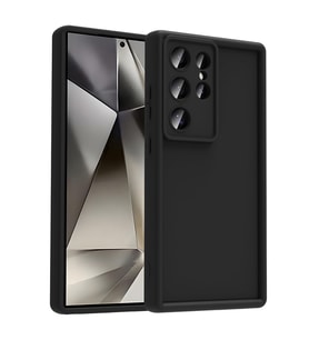 Lexroo Galaxy S24 Ultra Kılıf Kamera Korumalı Ananas Kılıf - Siyah