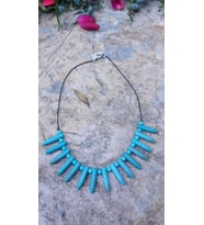 STONEAGE JEWELLERY Turkuaz Doğal Taş Bayan Kolye