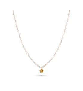 Lavien İnci Kolye - Gold