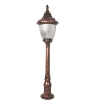 AVONNI BSU-68186-BKR-M2-B Kahverengi Boyalı Dış Mekan Aydınlatma E27 ABS Polikarbon Cam 26cm