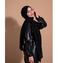 Carine Scarf Siyah Bambu Şal