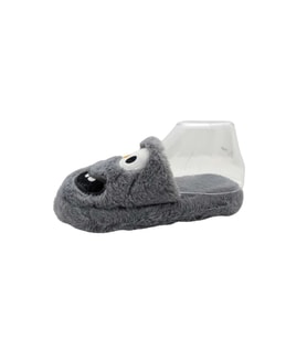 Çiğdem Kundura CloudStep Kadın Peluş Ev Terliği - GRİ-SİYAH - 39 (Gri - Siyah)