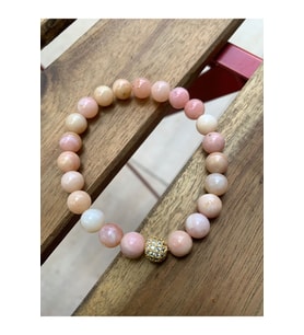 Pembe Opal Bileklik