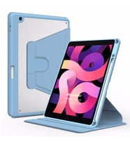 Microsonic Apple iPad 10.2'' 9. Nesil Kılıf (A2602-A2604-A2603-A2605) Regal Folio Mavi