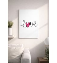 LOVE YAZILI MDF TABLO (27X18)