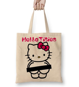 Hello Tities Hello Kitty Bez Çanta Uzun Saplı