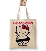 Hello Tities Hello Kitty Bez Çanta Uzun Saplı