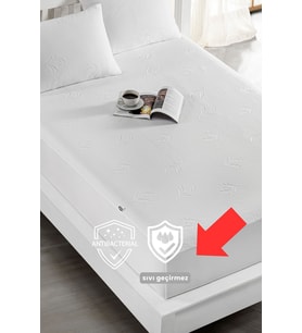 Formeya Soft 3d Sıvı Geçirmez Yatak Koruyucu Alez (16 Ebat) (Beyaz)