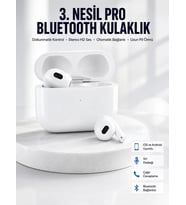 Bluetooth Kulaklık 3. Nesil Ios Android Uyumlu Yeni Nesil Wireless Charge