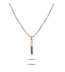 0.30 Karat Laboratuvar Pırlantalı Erkek Kolye