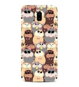 Samsung J6 Plus J7 Prime J7 Pro M20 Kılıf Desenli Silikon Sevimli Hayvanlar 1730