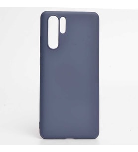 Huawei P30 Pro Kılıf İçi Kadife Özel Tasarım Esnek Yumuşak Pürüzsüz (Lacivert)