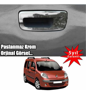 Renault Kangoo Bagaj Açma Kromu Nikelajı 2008 Sonrası