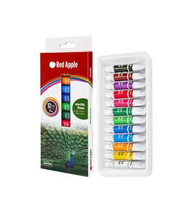 Red Apple Akrilik Boya Tüp 9 ml X 12