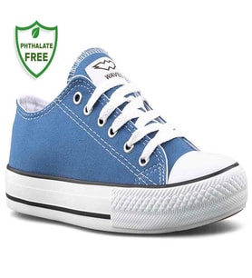 Waves 700 Converse Style Ünisex Keten Sneaker Ayakkabı İNDİGO_BEYAZ