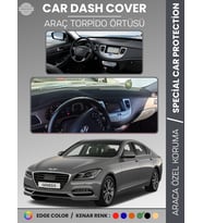 HYUNDAI GENESIS BH KASA (2008-2014) Torpido Örtüsü Ön Panel Halı Torpido Koruma Tam Uyum