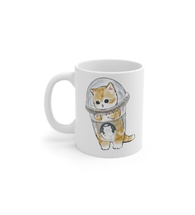Haylaz Kedi Baskılı Kupa Bardak