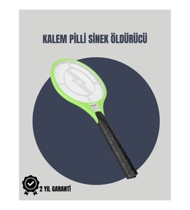 Mey İthalat® Taşınabilir Elektronik Sinek Swatter – Kimyasal İçermeyen, Ergonomik Tasarım