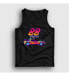 Presmono Unisex Siyah 88 Mph Film Geleceğe Dönüş Back To The Future Atlet 242847tt