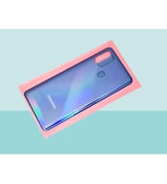 Tkgz - Samsung Galaxy A21S A217 Arka Kapak Batarya Kapağı - MAVİ