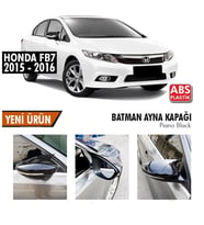 Honda Civic Fb7 Yarasa Ayna Kapağı Piano Black Parlak Siyah