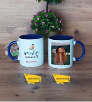İngilizce Öğretmeni Kupa Bardak Lacivert Fotoğraflı Öğretmen Günü Hediyesi