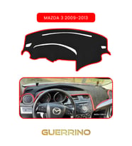 MAZDA 3 2009-2013TORPİDO KORUMA HALISI KIRMIZI KENAR