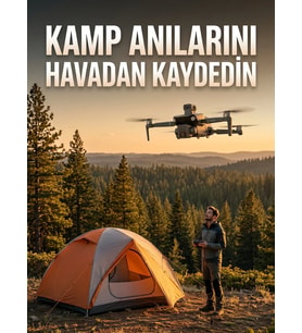 GPS Destekli Katlanabilir Çift Kameralı Drone Ekranlı Kumandalı