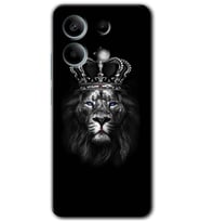 Redmi Note 13 Kılıf HD Desen Baskılı Kılıf - King Lion