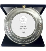 Kişiselleştirilebilir Tabak Plaket (Silver)