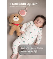 Beyaz Gürültü Cihazı Pışpışlı & Ninnili Ayıcık Uyku Arkadaşı