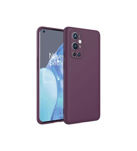 OnePlus 9 Pro Uyumlu Kılıf Zore Mara Lansman Kapak (Koyu Mor)