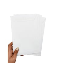 Zarf A5 boyutunda Beyaz Torba Zarf 17x25 cm - 10 Adet