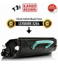 PhotoPrint® Lexmark X264 / X364 / X264A11G Muadil Toner 3500 Sayfa (Siyah)