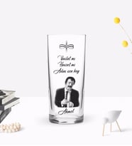BK Gift Kişiye Özel Renkli Baskılı Vuslat Mı Hasret Mi Tasarımlı Rakı Bardağı-1 (Beyaz)