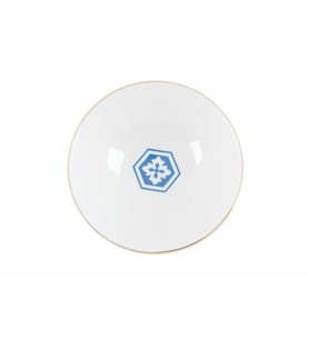 Porland Morocco Desen2 Mavi Çukur Tabak 19cm (Karışık)
