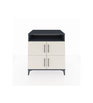 Kronos Şifonyer 4 Raflı 4 Kapaklı 88x59x96 Antrasit-Aytaşı