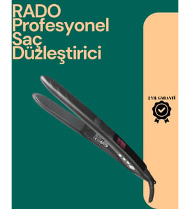 Isı Ayarlı Profesyonel Saç Düzleştirici - Titanyum Seramik Plaka
