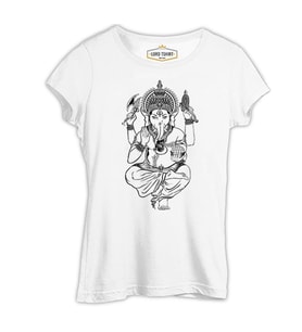 Akıl - Yapboz Beyaz Kadın Tshirt