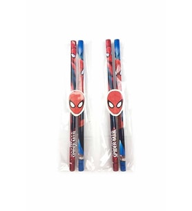 Dolphin Cem Spider Man Silgi+Kurşun Kalem  Sm-5968 2 Adet