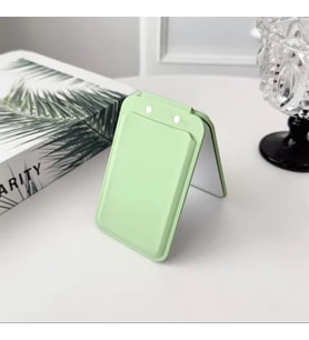 Apple iPhone 13 Pro Max Uyumlu Aynalı Magsafe Kartlık (Su Yeşili)