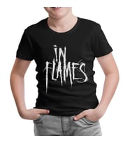 In Flames - Logo Siyah Çocuk Tshirt