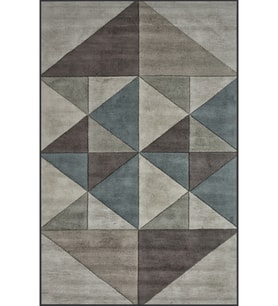 Eliana Home Baskılı, Yıkanabilir Kaymaz Taban Salon Halısı LNA1547-HY1195 100x150 cm (Kahverengi)