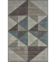 Eliana Home Baskılı, Yıkanabilir Kaymaz Taban Salon Halısı LNA1547-HY1195 100x150 cm (Kahverengi)