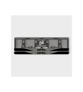 OPEL Uyumlu 3D KABARTMALI PLEKSİ ARABA PLAKALIĞI -2