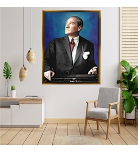 ÇERÇEVELİ ATATÜRK TABLO S225
